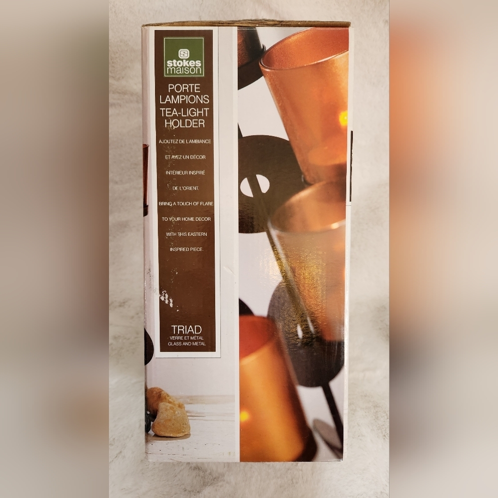 NIB Stokes Tea light Holder